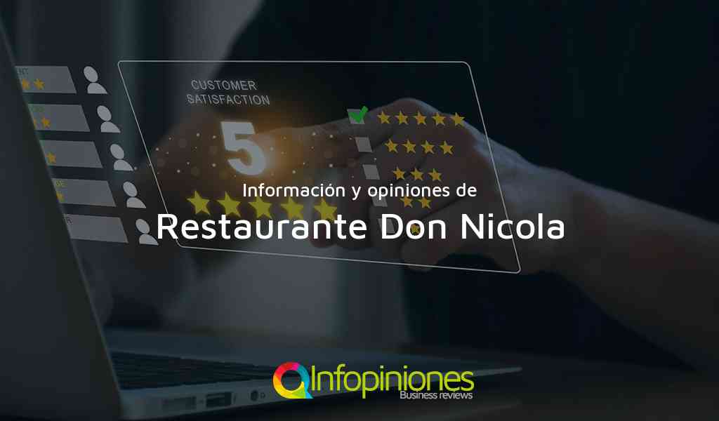 Información y opiniones sobre Restaurante Don Nicola de Mendoza